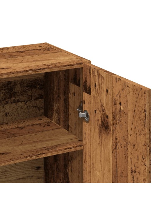 Příborník old wood 70 x 34 x 90 cm kompozitní dřevo