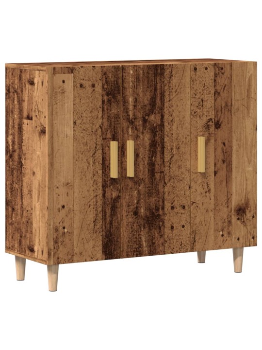 Příborník old wood 90 x 34 x 80 cm kompozitní dřevo
