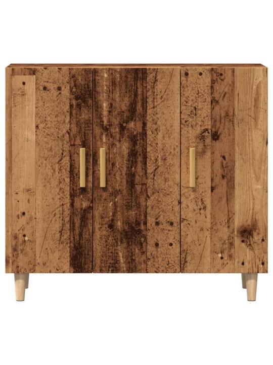 Příborník old wood 90 x 34 x 80 cm kompozitní dřevo