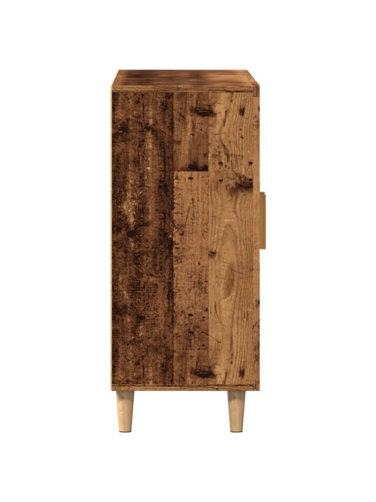 Příborník old wood 90 x 34 x 80 cm kompozitní dřevo