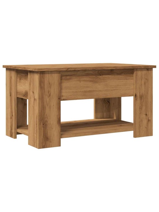 Konferenční stolek dub artisan 79x49x41 cm kompozitní dřevo