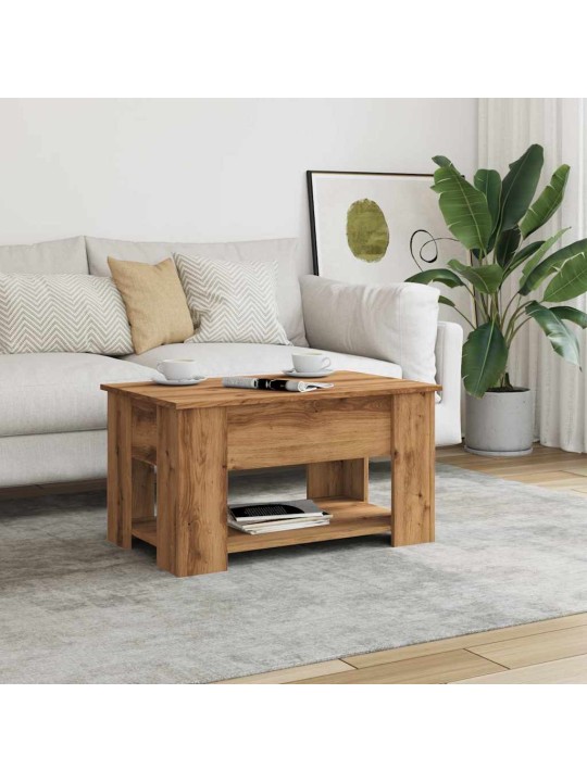 Konferenční stolek dub artisan 79x49x41 cm kompozitní dřevo