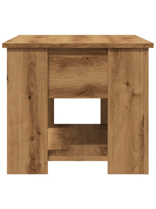 Konferenční stolek dub artisan 79x49x41 cm kompozitní dřevo