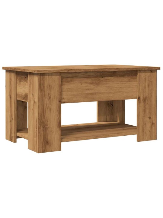 Konferenční stolek dub artisan 79x49x41 cm kompozitní dřevo