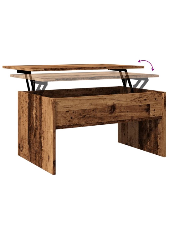 Konferenční stolek old wood 80x50,5x41,5 cm kompozitní dřevo