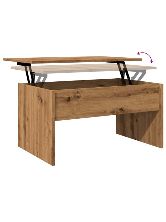 Konferenční stolek dub artisan 80x50,5x41,5 cm kompozitní dřevo
