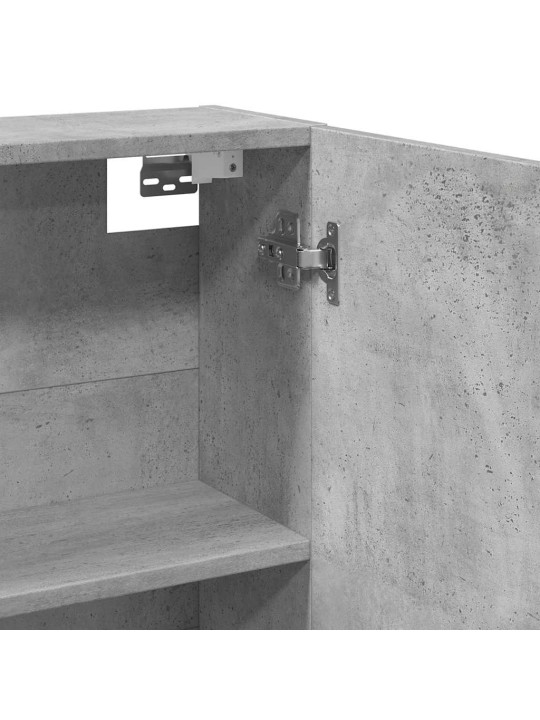 Koupelnová skříňka zrcadlo betonová šedá 64x20x66,5 cm