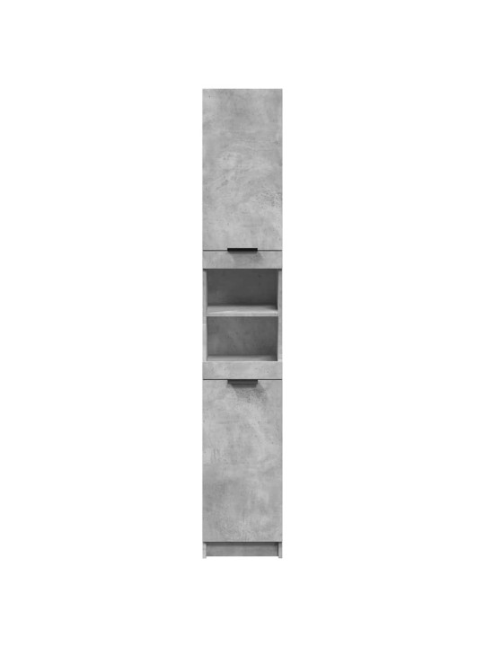Koupelnová skříňka betonově šedá 32x34x188,5cm kompozitní dřevo