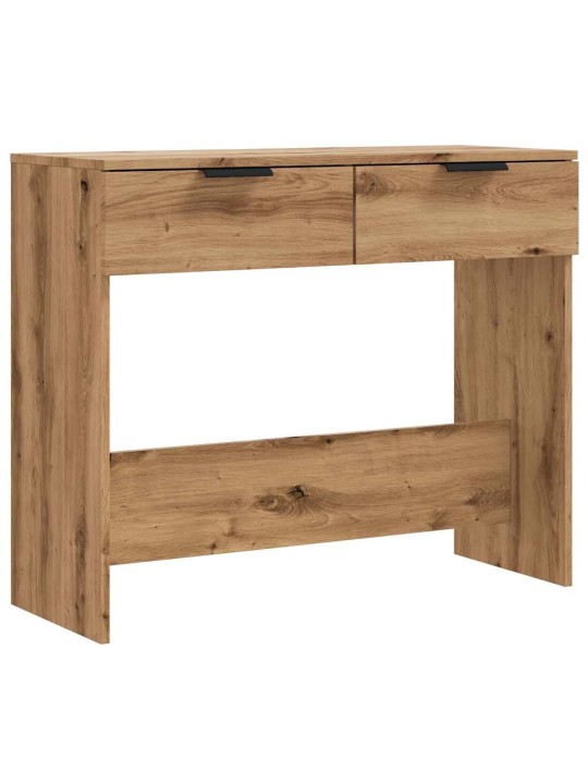 Konzolový stolek dub artisan 90x36x75 cm kompozitní dřevo