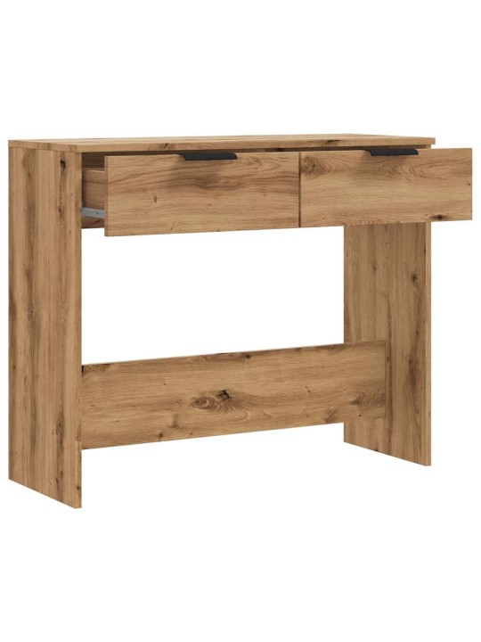 Konzolový stolek dub artisan 90x36x75 cm kompozitní dřevo