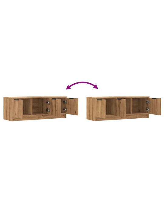 Tv skříňka dub artisa 102 x 35 x 36,5 cm kompozitní dřevo