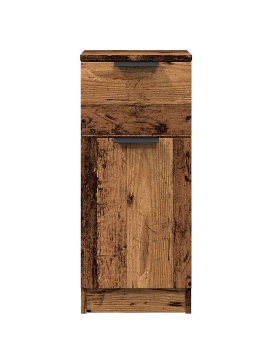 Příborníky 2 ks old wood 30 x 30 x 70 cm kompozitní dřevo