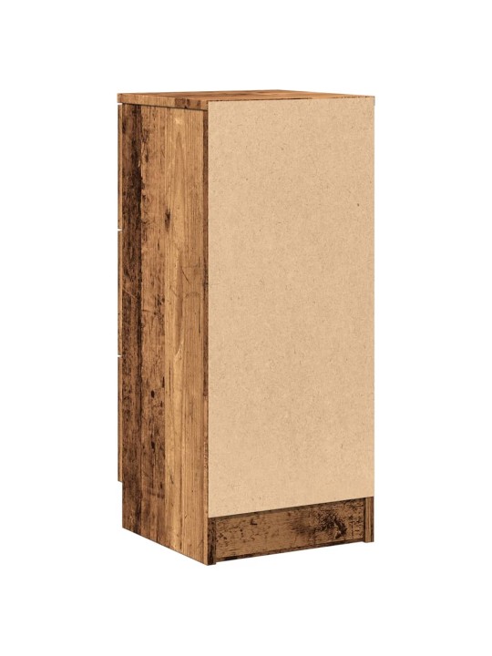 Příborník old wood 30 x 30 x 70 cm kompozitní dřevo