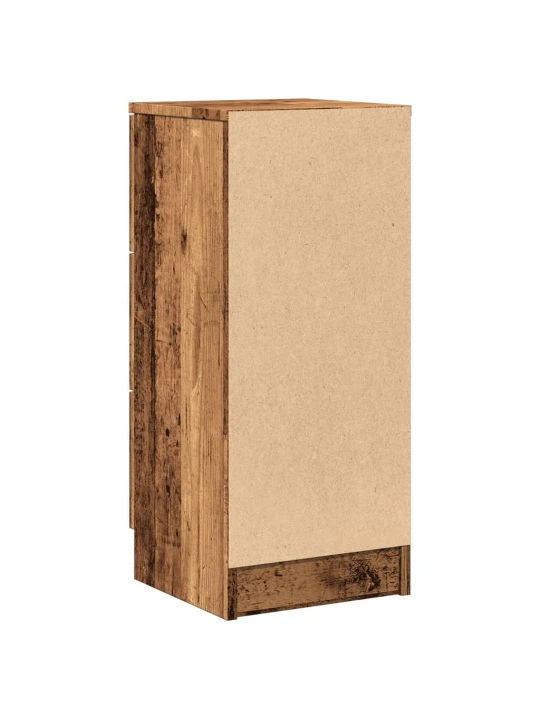 Příborník old wood 30 x 30 x 70 cm kompozitní dřevo