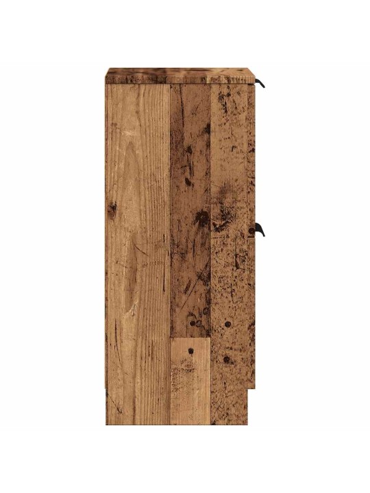 Příborník old wood 30 x 30 x 70 cm kompozitní dřevo