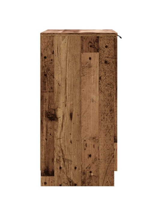 Botník old wood 59 x 35 x 70 cm kompozitní dřevo
