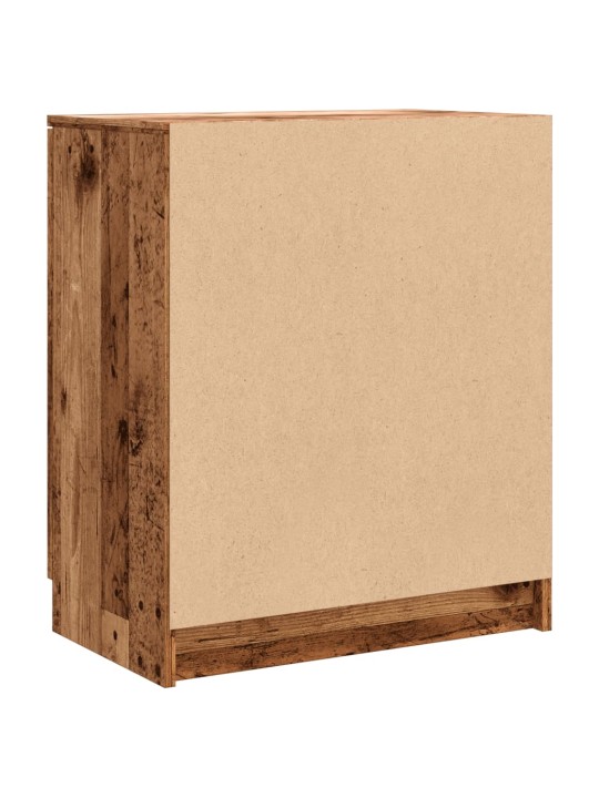 Botník old wood 59 x 35 x 70 cm kompozitní dřevo