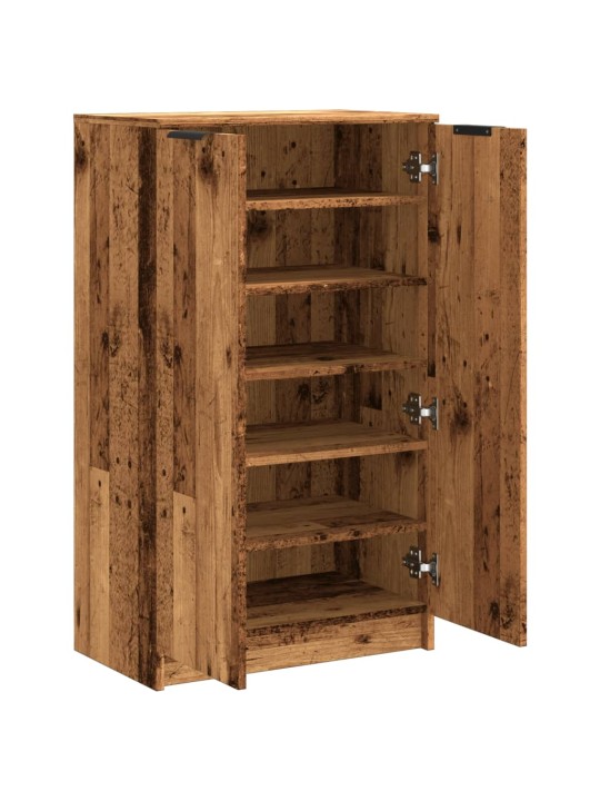Botník old wood 59 x 35 x 70 cm kompozitní dřevo