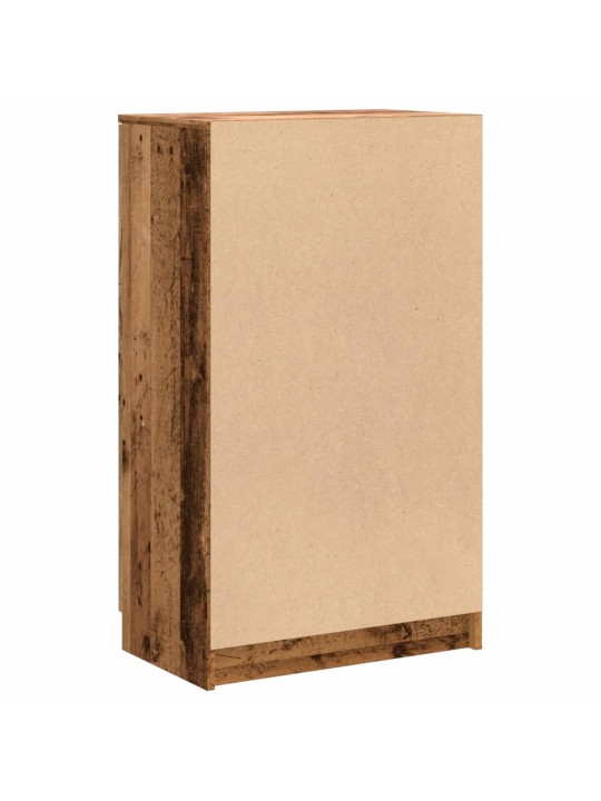 Botník old wood 59 x 35 x 70 cm kompozitní dřevo