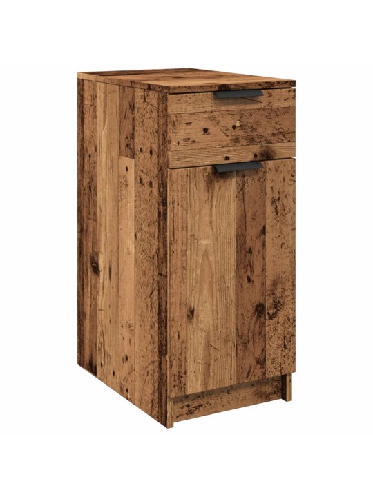 Skříňka k psacímu stolu old wood 33x50x75 cm kompozitní dřevo