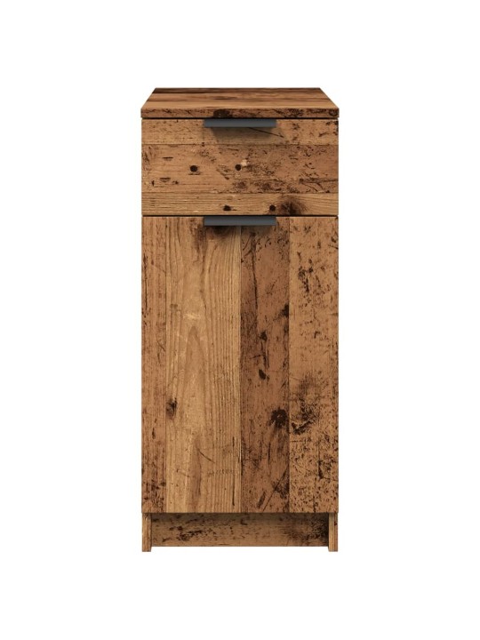 Skříňka k psacímu stolu old wood 33x50x75 cm kompozitní dřevo