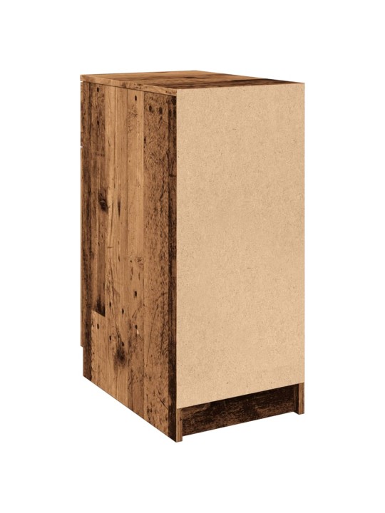 Skříňka k psacímu stolu old wood 33x50x75 cm kompozitní dřevo