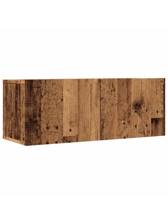 Tv skříňky nástěnné 2 ks old wood 80 x 30 x 30 cm