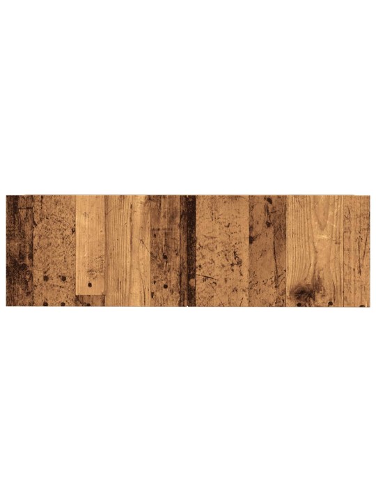 TV skříňky nástěnné 2 ks old wood 100 x 30 x 30 cm
