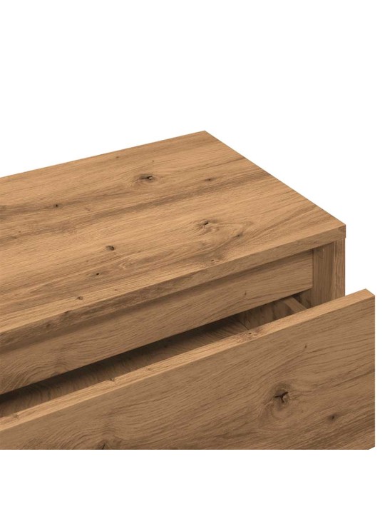 Sada nábytku do předsíně dub artisan kompozitní dřevo