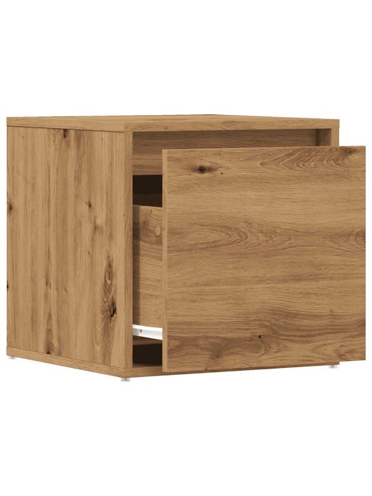 Úložný box se zásuvkou dub artisan 40,5x40x40 cm kompozit