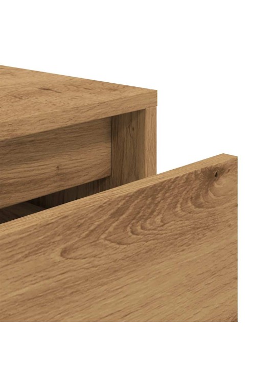 Úložný box se zásuvkou dub artisan 40,5x40x40 cm kompozit