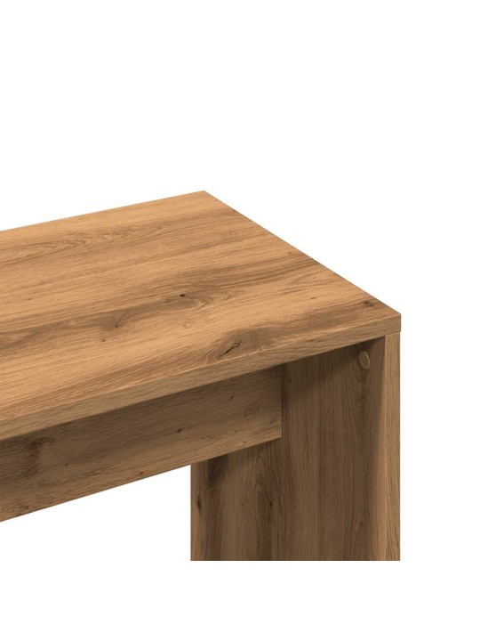 Stolička k toaletnímu stolku dub artisan 70x35x45 cm kompozit