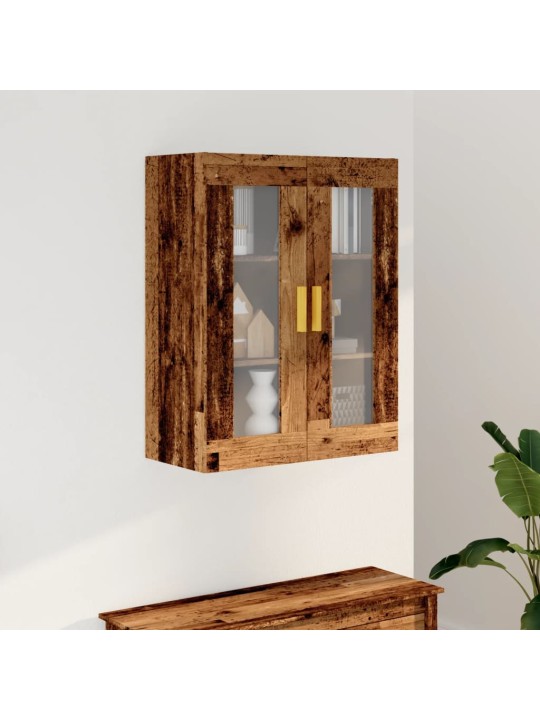 Závěsná nástěnná skříňka old wood 69,5 x 34 x 90 cm