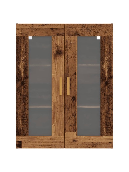 Závěsná nástěnná skříňka old wood 69,5 x 34 x 90 cm