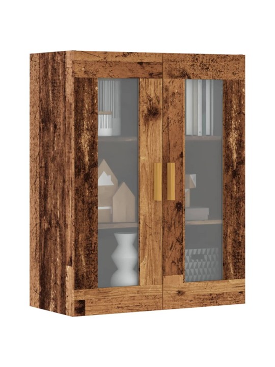 Závěsná nástěnná skříňka old wood 69,5 x 34 x 90 cm