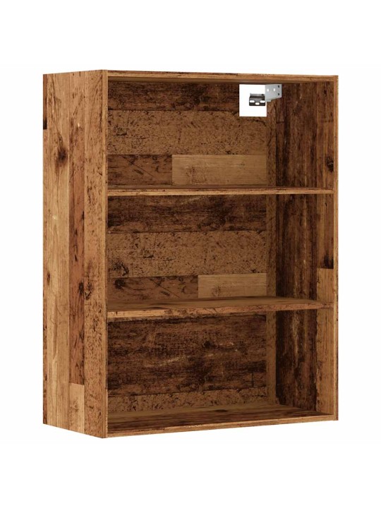 Závěsná nástěnná skříňka old wood 69,5 x 32,5 x 90 cm