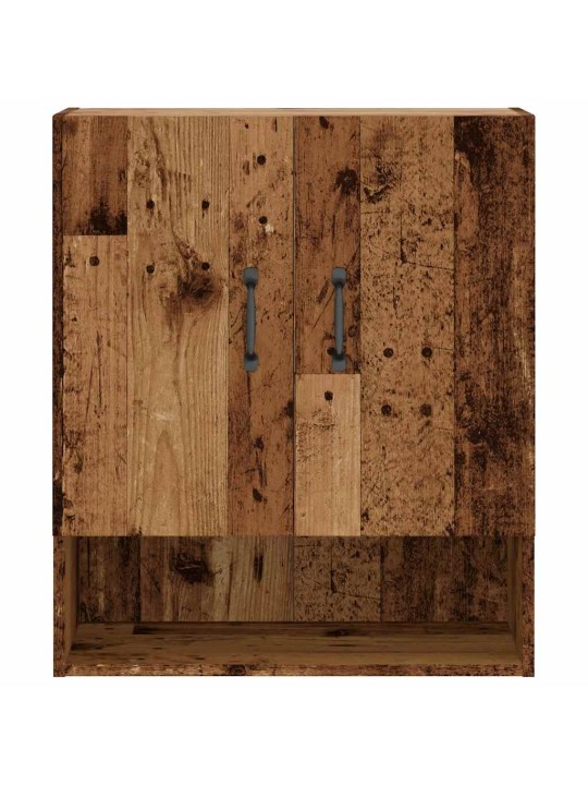 Nástěnná skříňka old wood 60 x 31 x 70 cm kompozitní dřevo