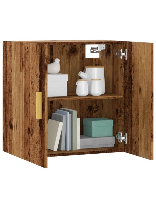 Nástěnná skříňka old wood 60 x 31 x 60 cm kompozitní dřevo