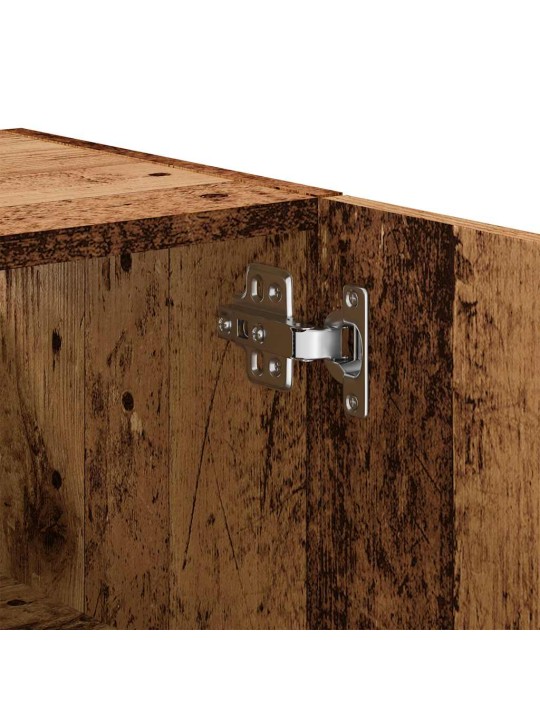 Nástěnná skříňka old wood 60 x 31 x 60 cm kompozitní dřevo