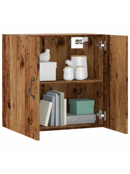 Nástěnná skříňka old wood 60 x 31 x 60 cm kompozitní dřevo