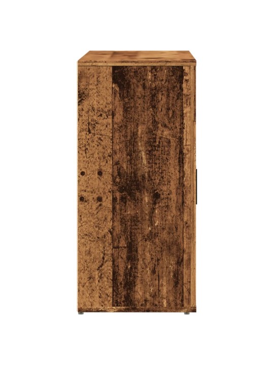 Příborník old wood 80x33x70 cm kompozitní dřevo