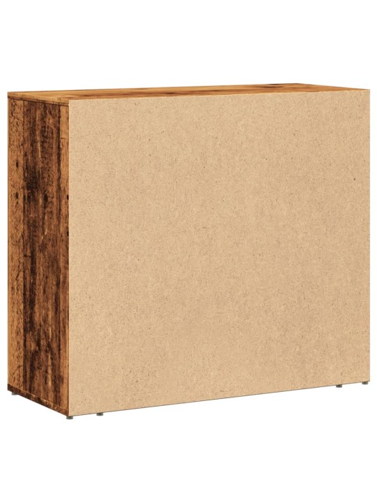 Příborník old wood 80x33x70 cm kompozitní dřevo