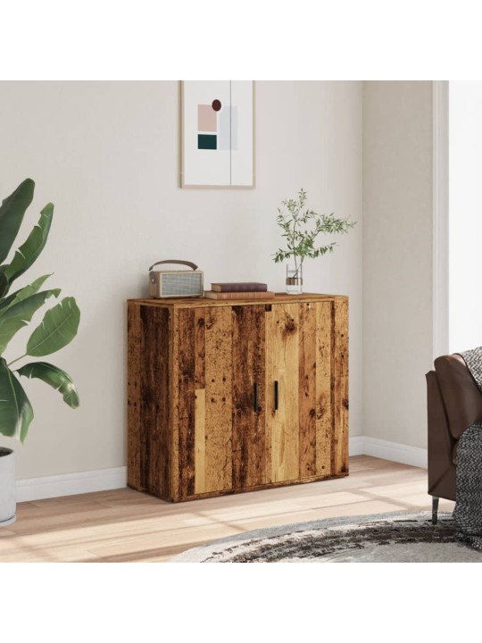 Příborník old wood 80x33x70 cm kompozitní dřevo