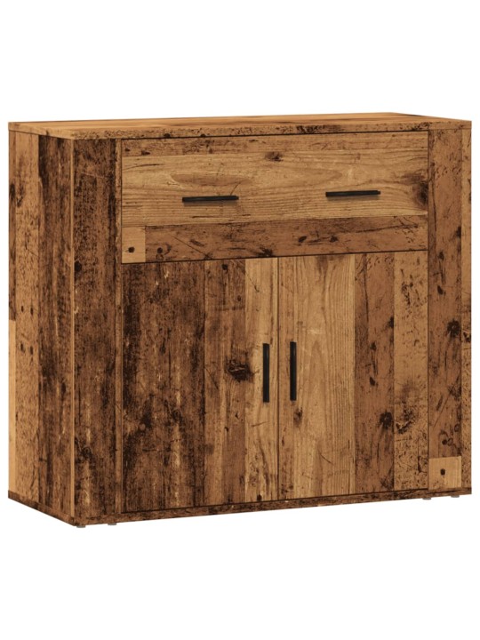Příborník old wood 80x33x70 cm kompozitní dřevo