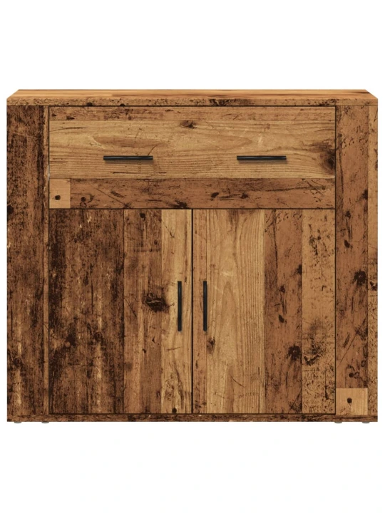 Příborník old wood 80x33x70 cm kompozitní dřevo