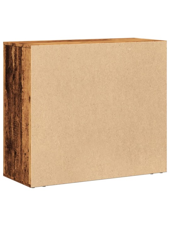 Příborník old wood 80x33x70 cm kompozitní dřevo