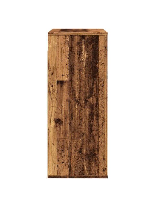 Nástěnná skříňka old wood 80 x 33 x 80 cm kompozitní dřevo