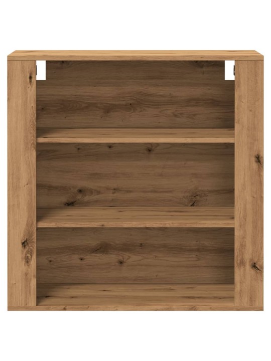 Nástěnná skříňka hnědý dub 80 x 33 x 80 cm kompozitní dřevo