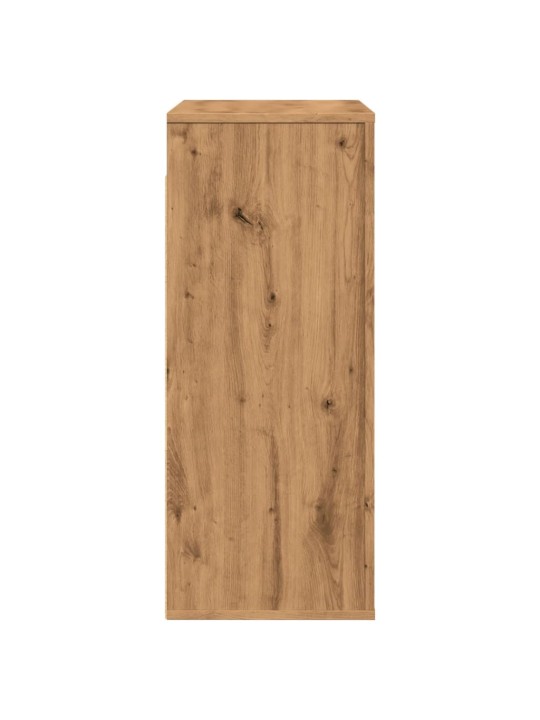 Nástěnná skříňka hnědý dub 80 x 33 x 80 cm kompozitní dřevo