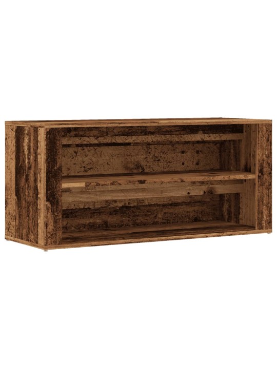 Botník old wood 100 x 35 x 45 cm kompozitní dřevo